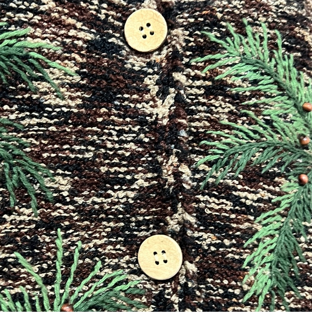 Bellepointe Vintage Palm Tree Cardigan Sweater - Picture 4 of 12